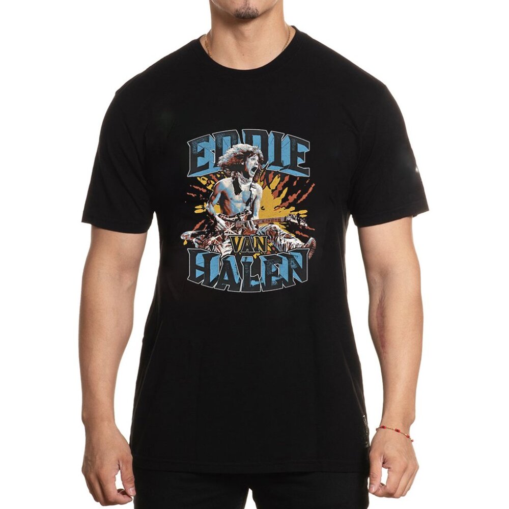 VTG  Eddie Van Halen Memory Black T-shirt